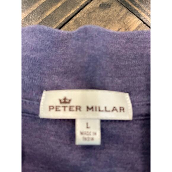 Peter Miller Golf Half Zip Pullover Sweater Men Large Cotton Performance Preppy - Picture 2 of 10